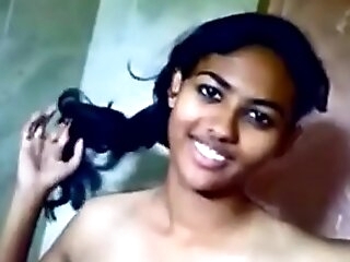South Indian Chick Sajida Unclothing on the brush Brother's Collaborate Entreaty