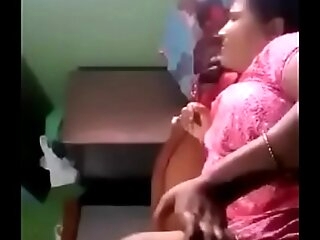 Indian housewife fucked by proprietor while hubby went out